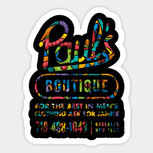 Beastie Paul's Retro Abstrackcolor Sticker